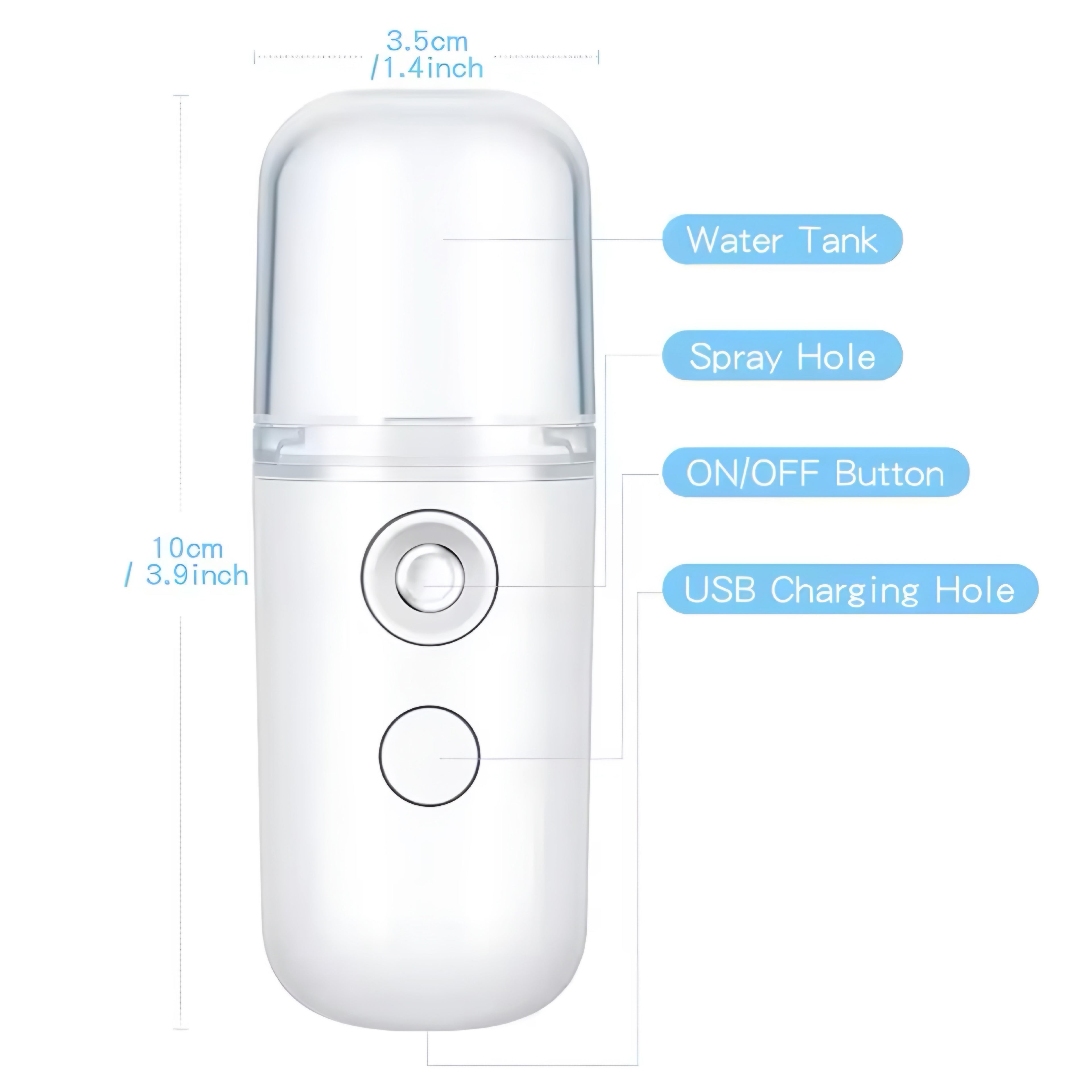 Mini Brumisateur Nano Hydratant 💧