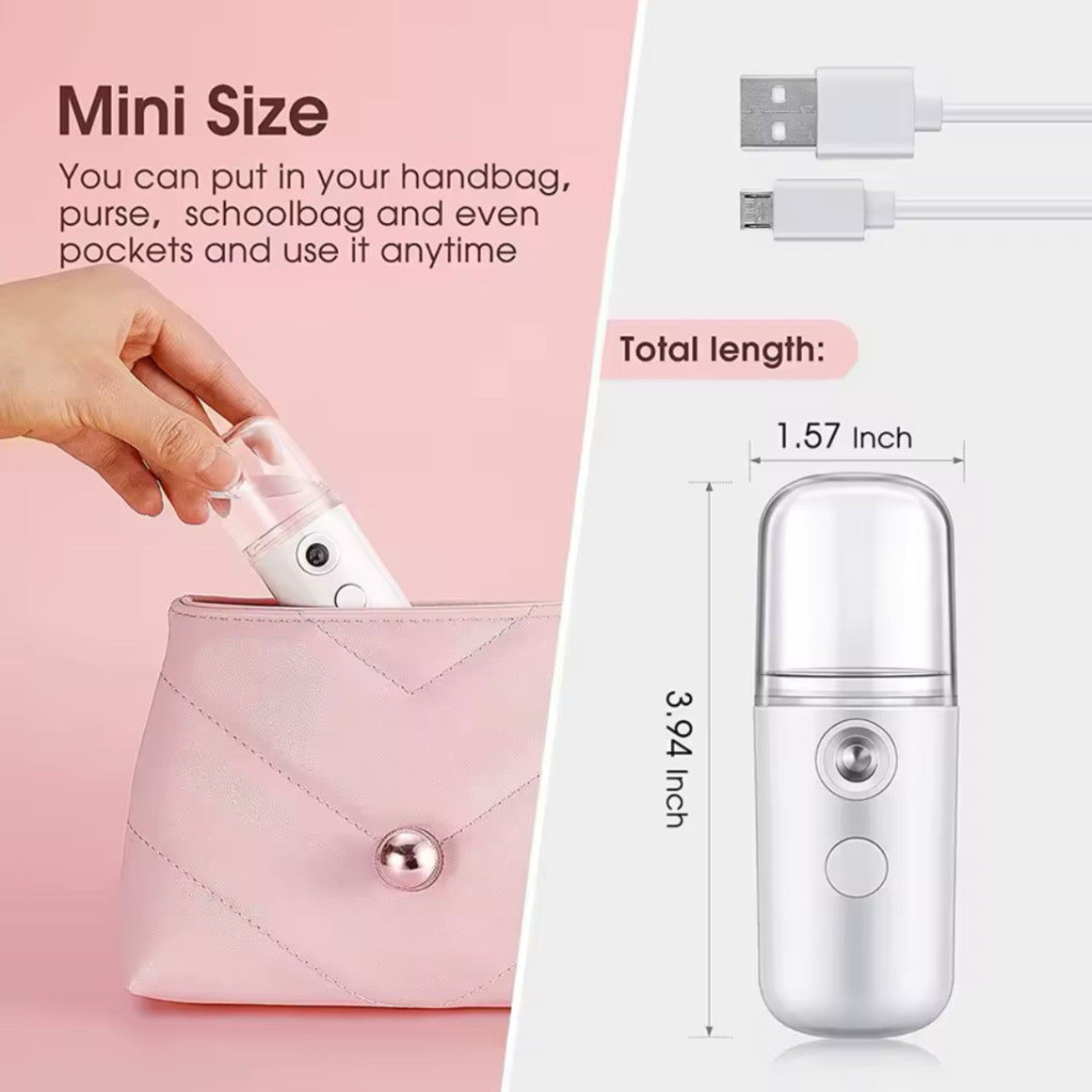 Mini Brumisateur Nano Hydratant 💧
