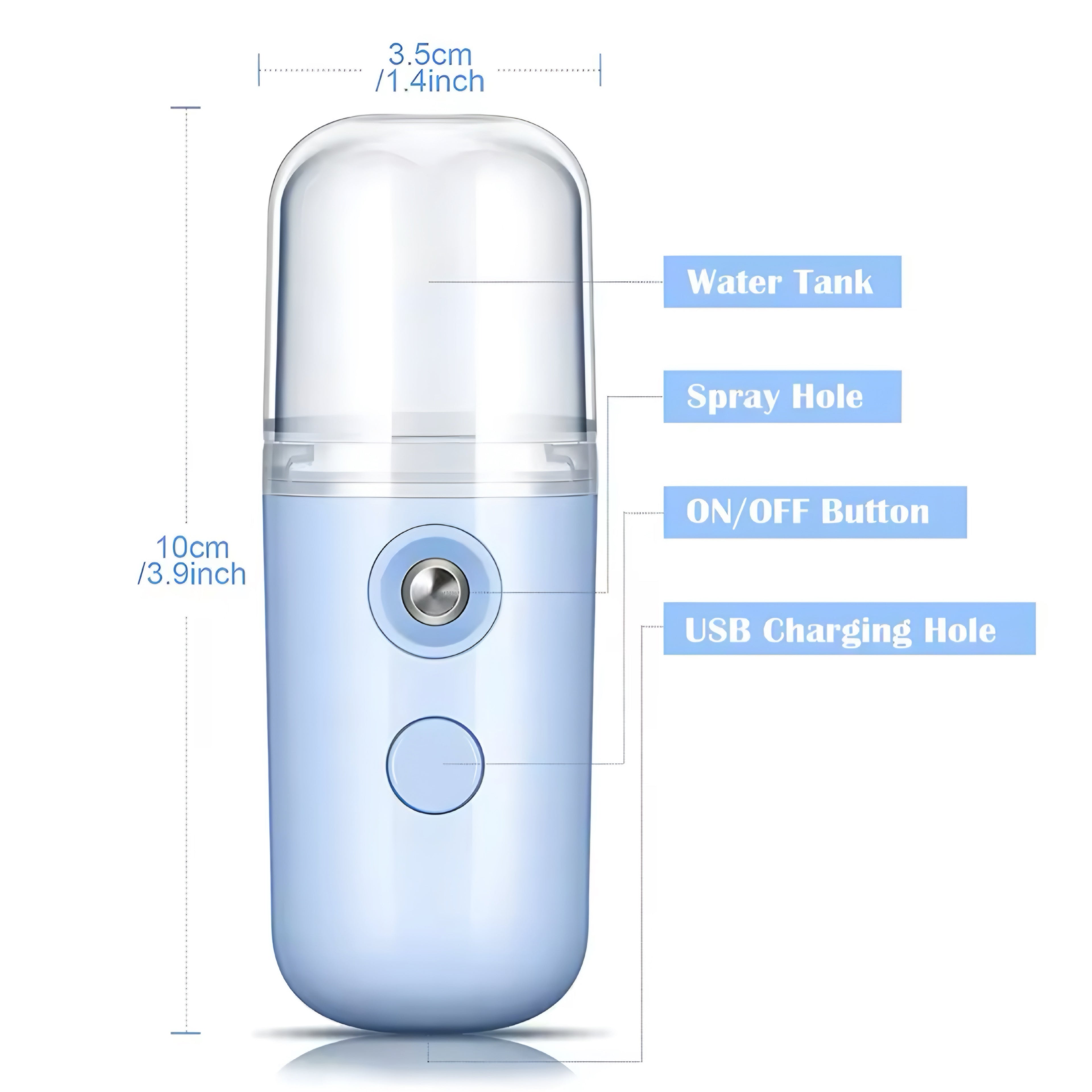 Mini Brumisateur Nano Hydratant 💧