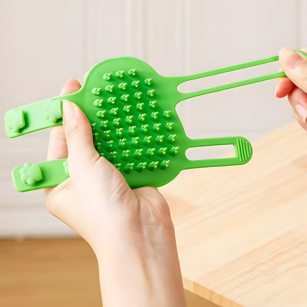 Brosse de Massage en Silicone pour Chats 🐾💆‍♀️