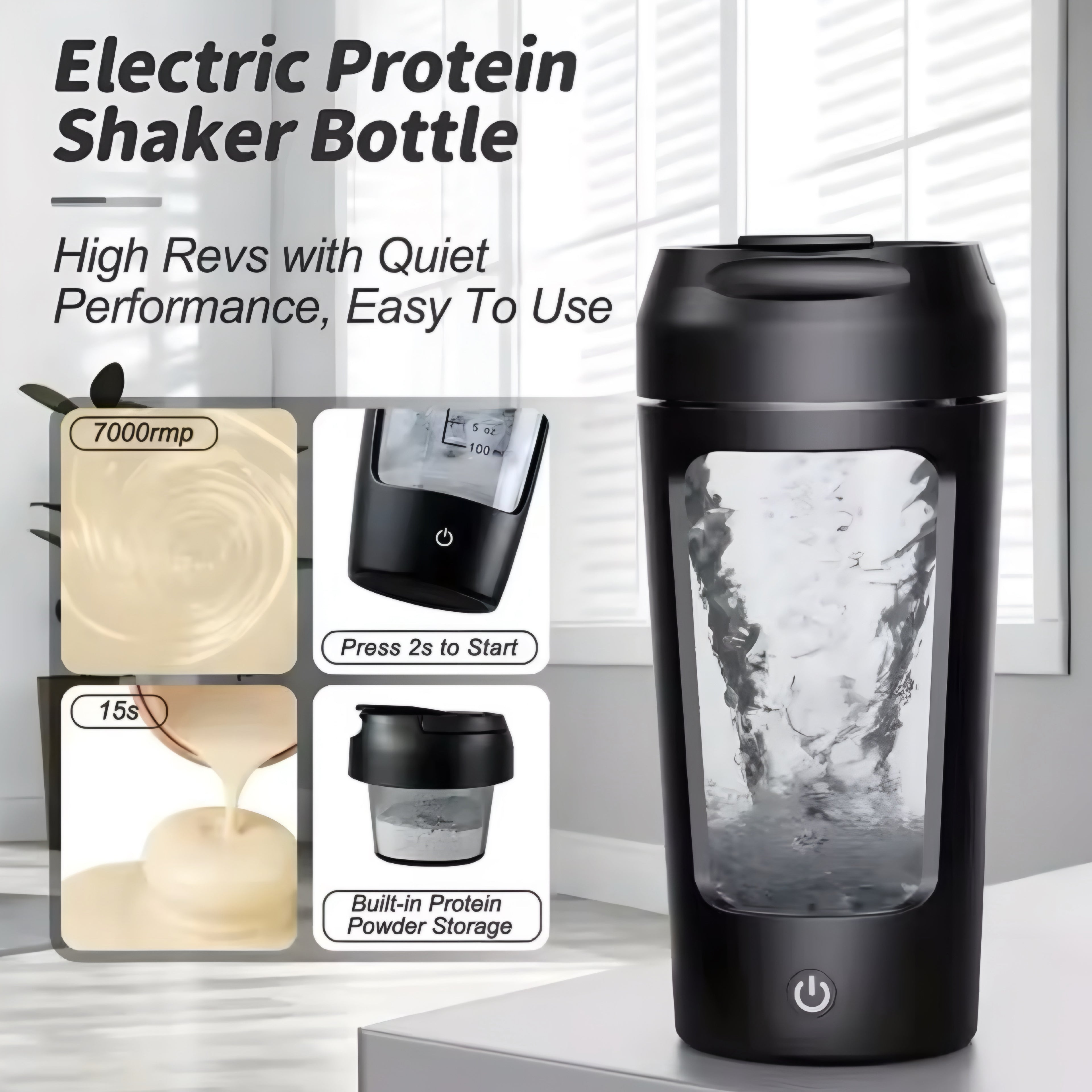 Shaker Mixeur Automatique 650ML 💪🔋