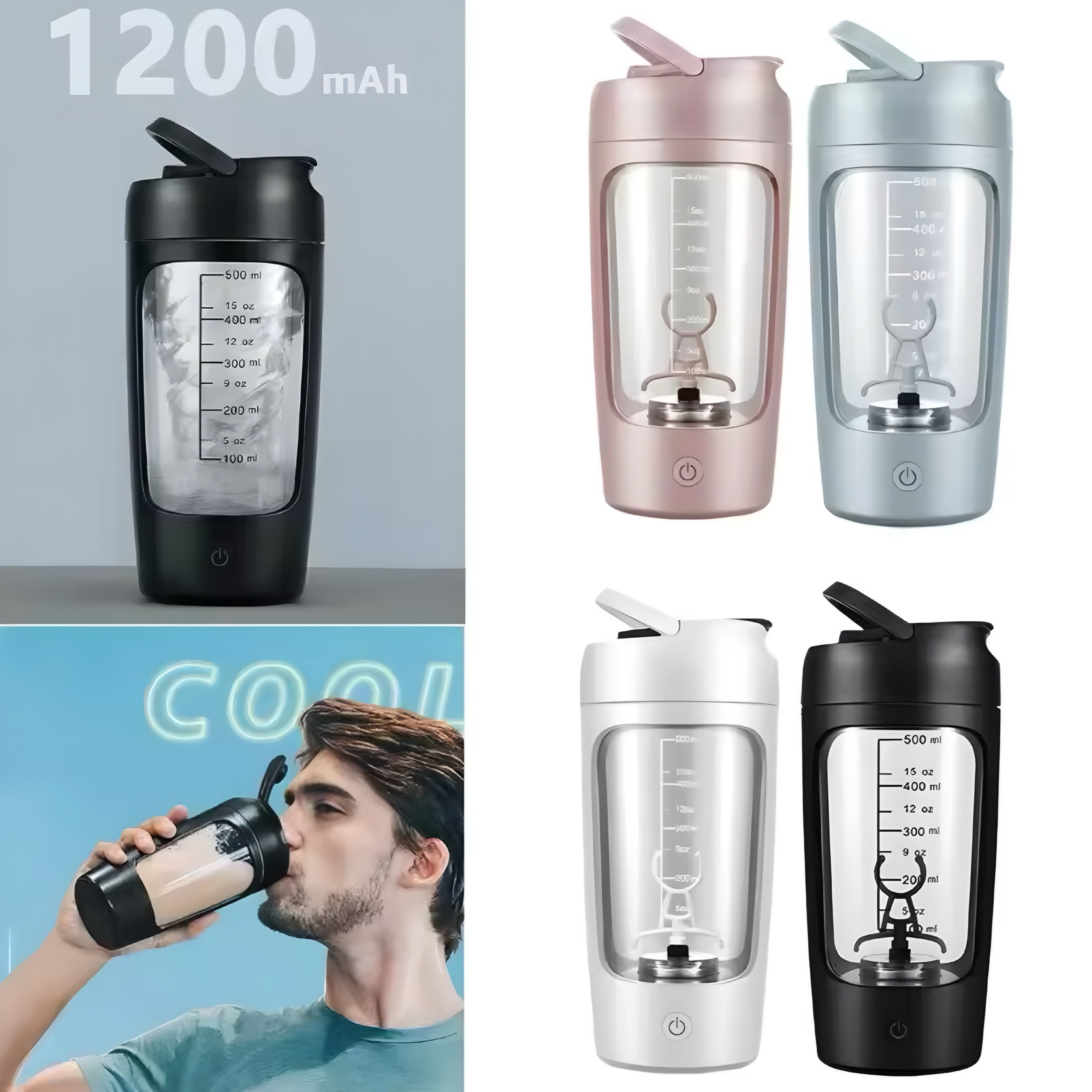 Shaker Mixeur Automatique 650ML 💪🔋