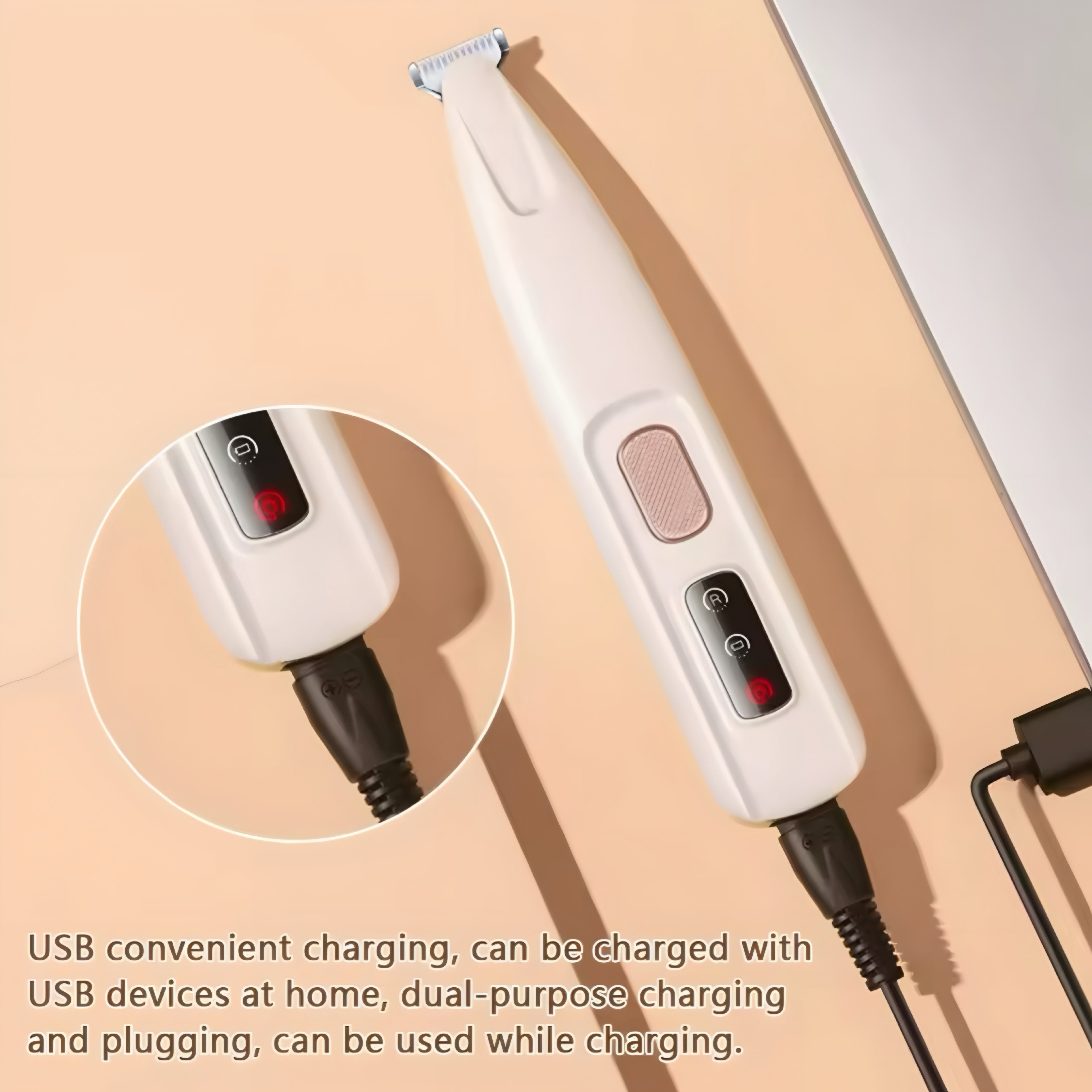 Tondeuse à Pattes USB avec Lumière LED 🐾💡