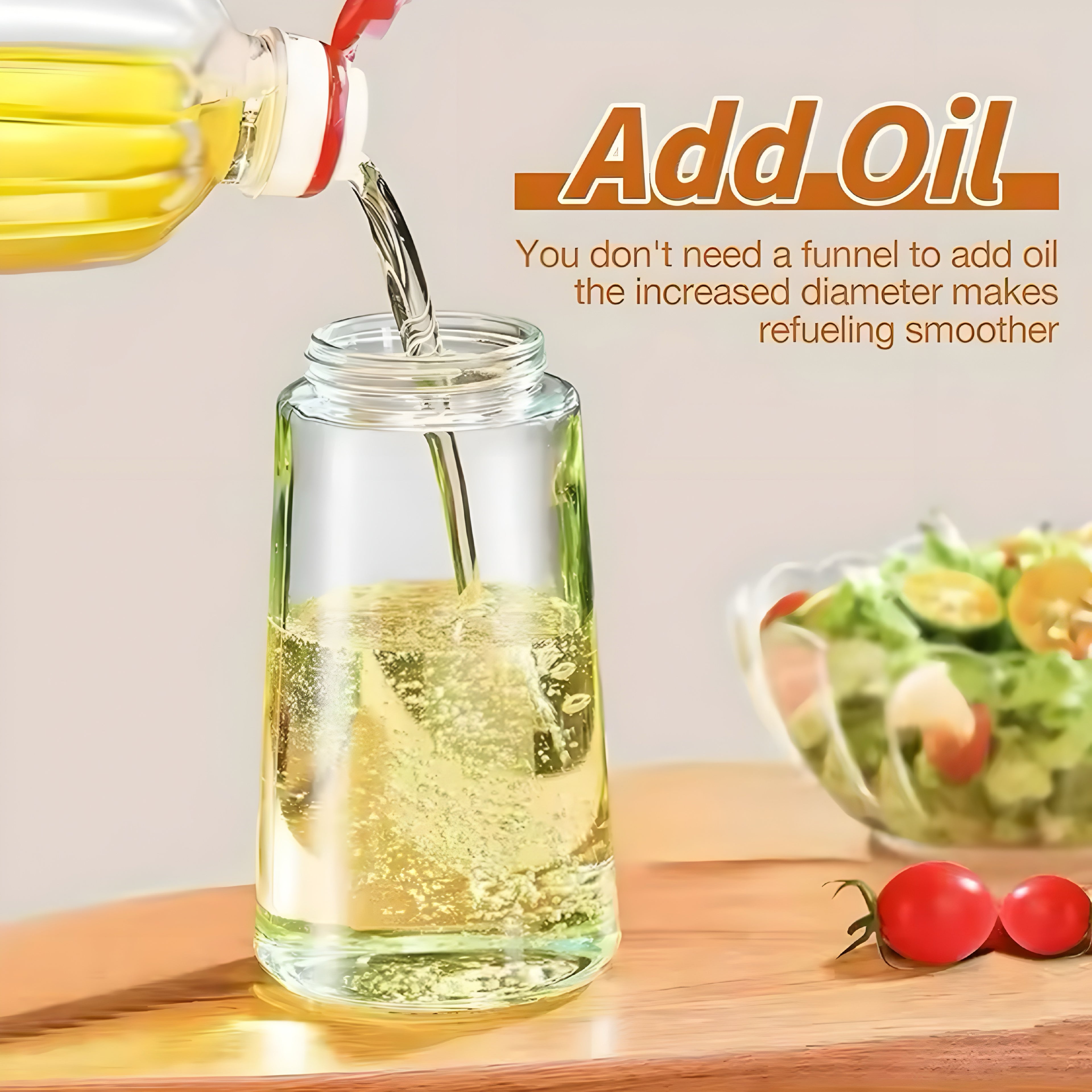 Bouteille Multifonction 2-en-1 pour Huile – 500ML 🍶✨