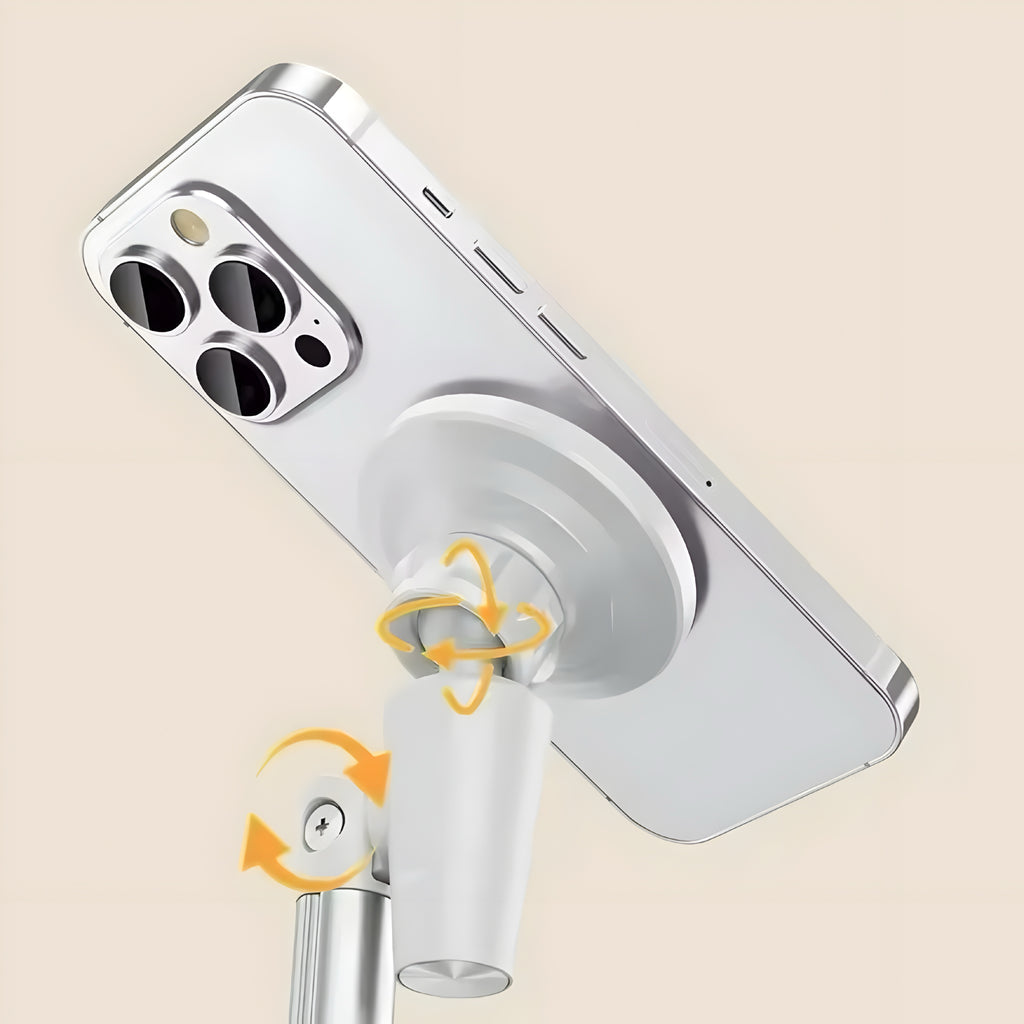 Support Téléphone Magnétique en Aluminium