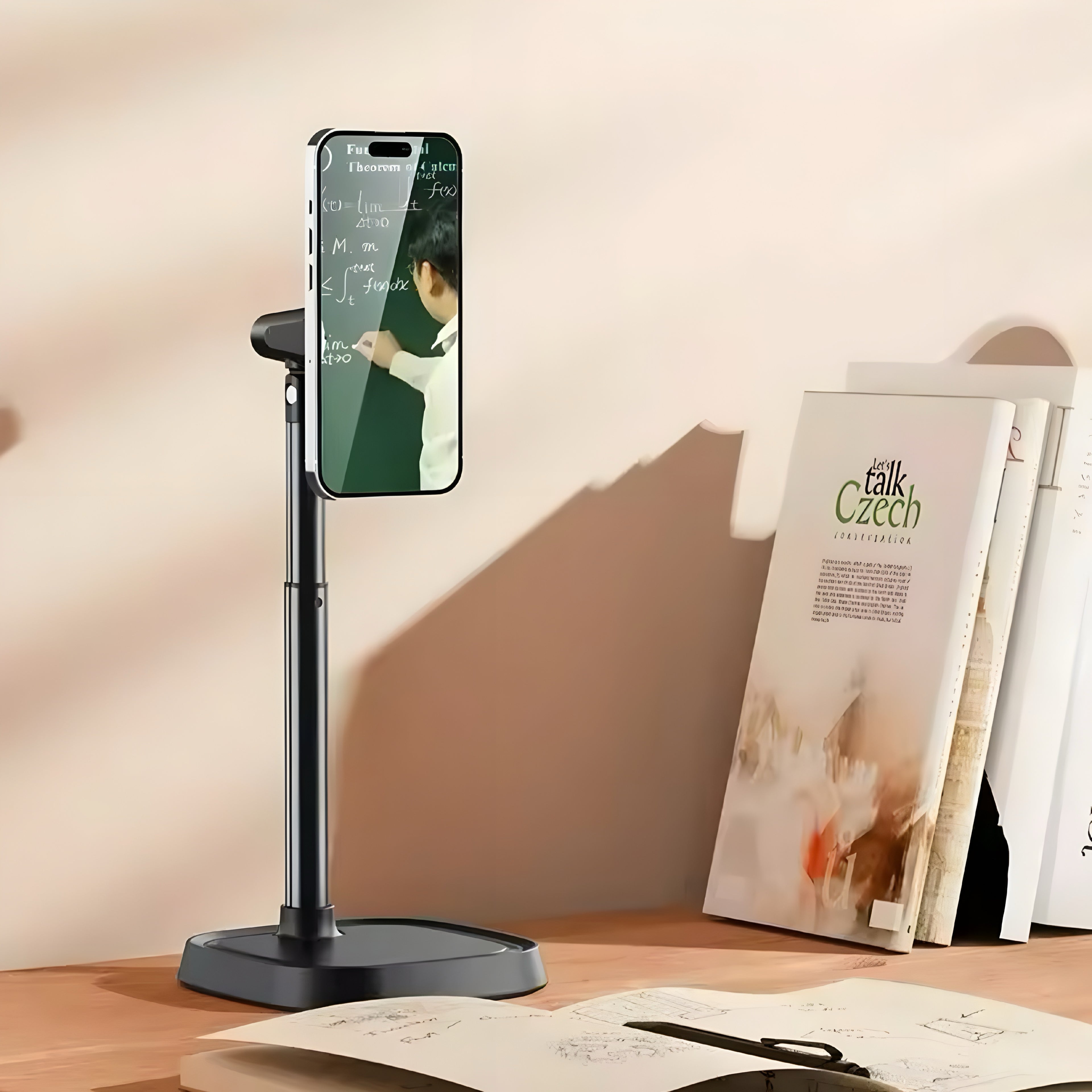Support Téléphone Magnétique en Aluminium