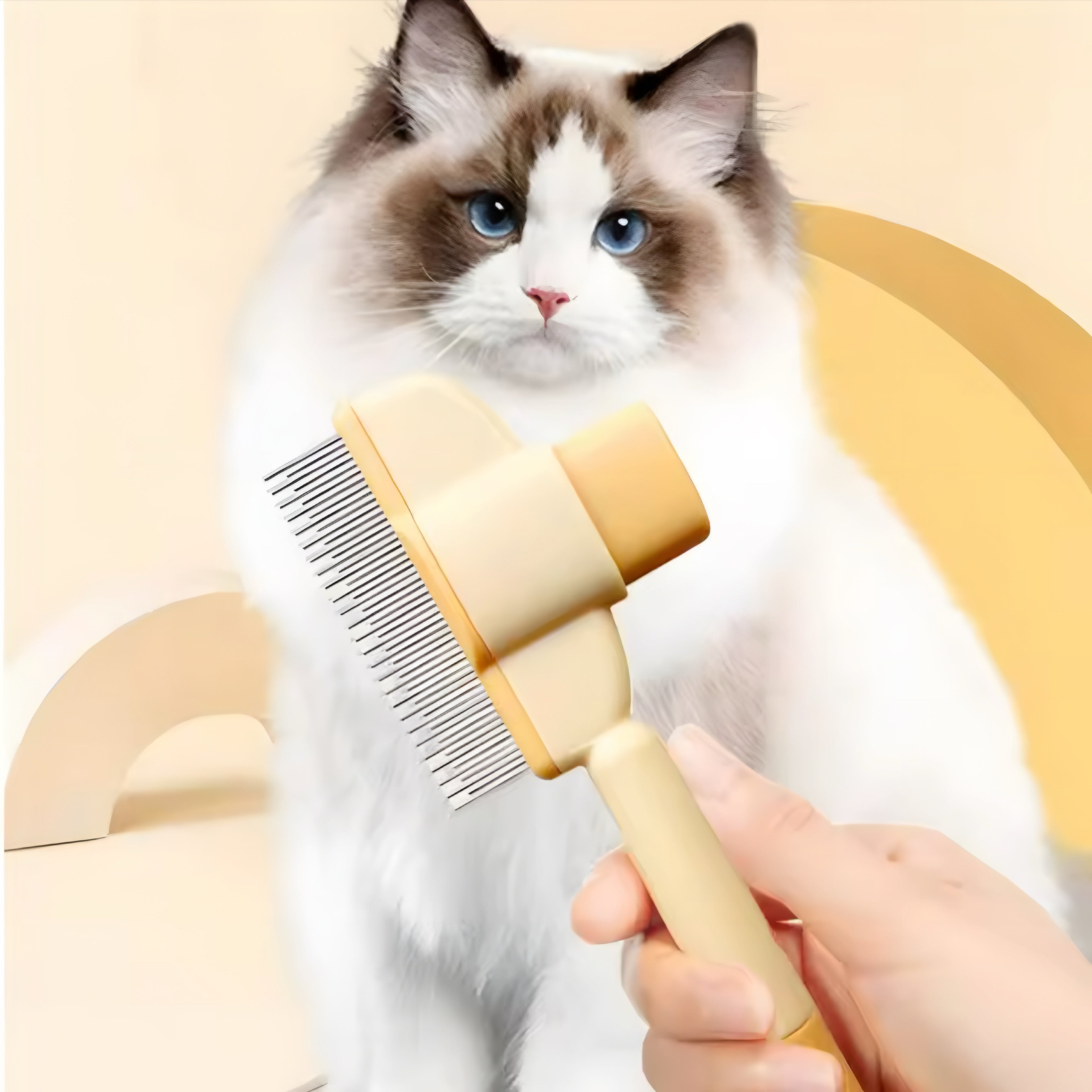 Peigne anti-puces & anti-poils pour animaux