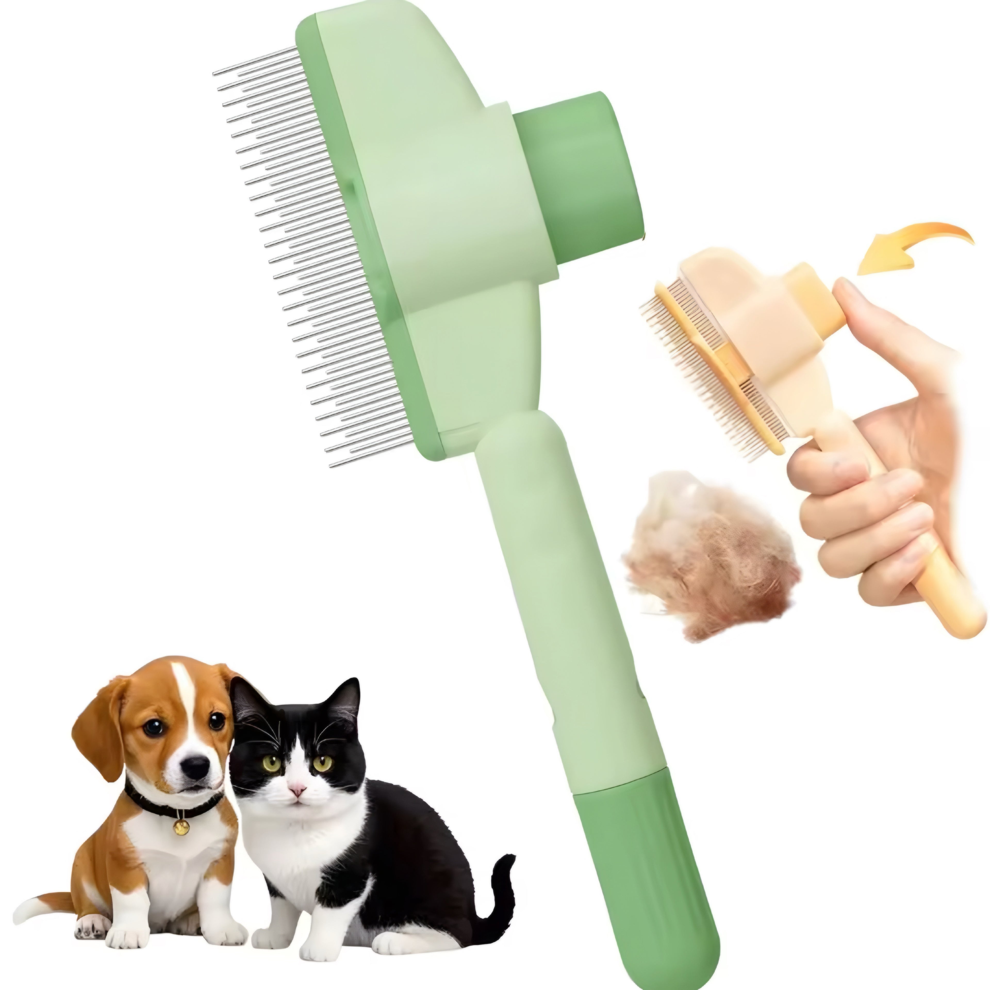 Peigne anti-puces & anti-poils pour animaux