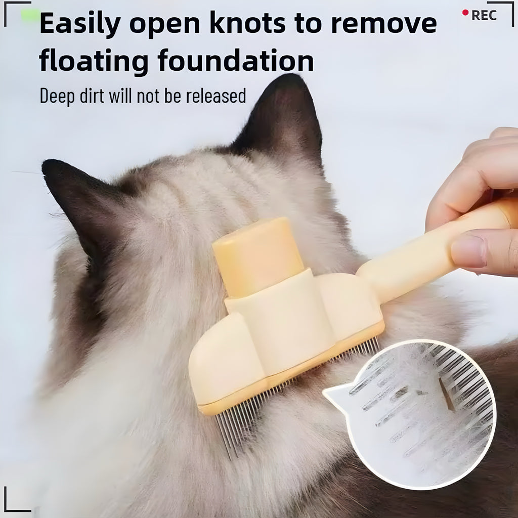 Peigne anti-puces & anti-poils pour animaux