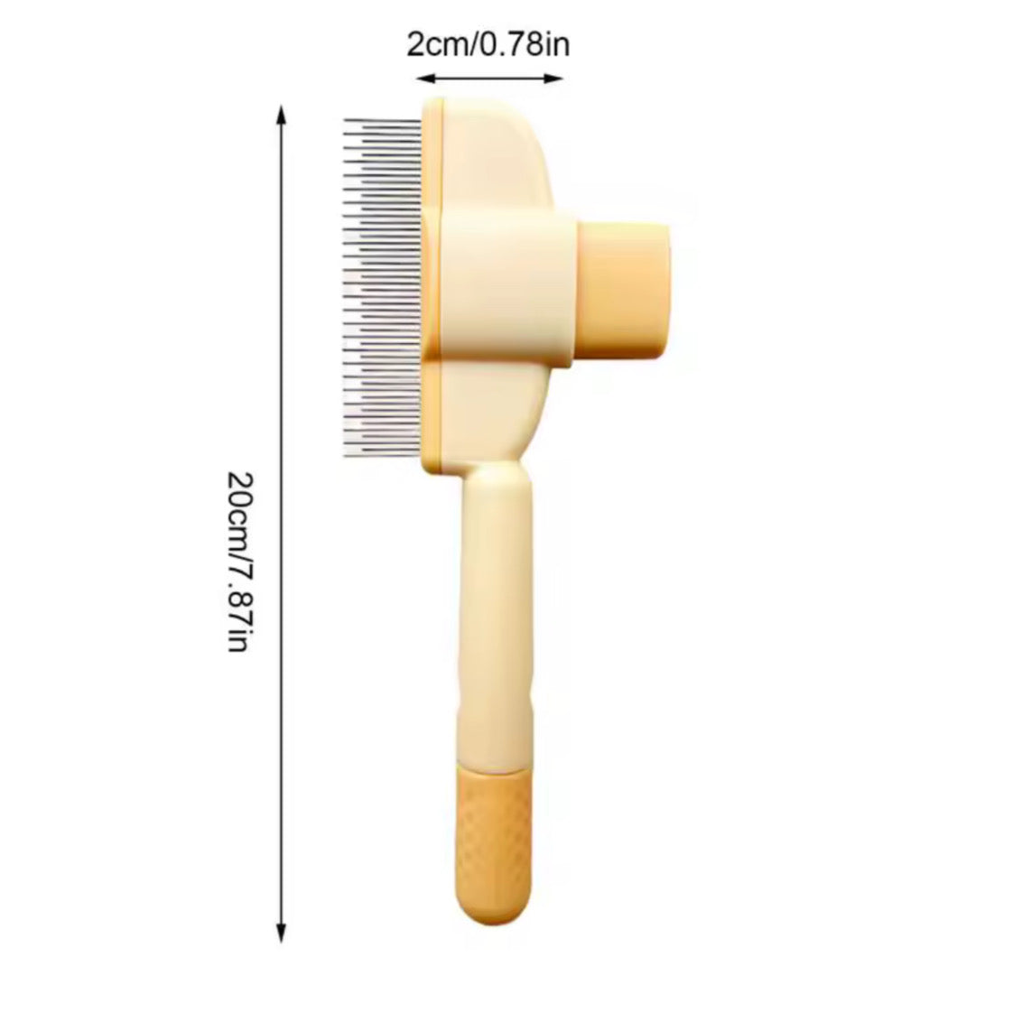 Peigne anti-puces & anti-poils pour animaux