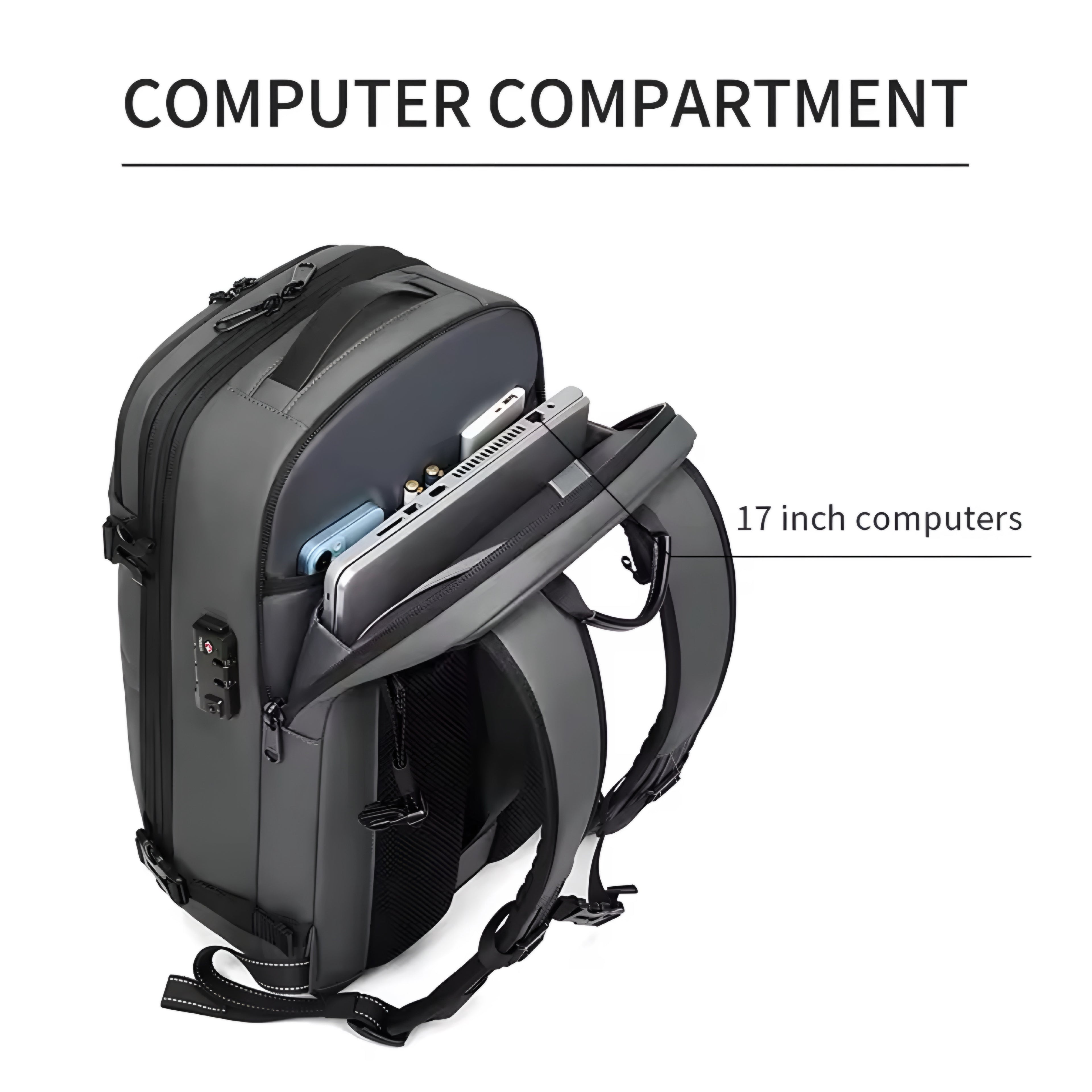 Sac à dos extensible pour ordinateur portable